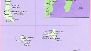 Map-of-Comoros-Islands Map of Comoros Islands