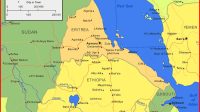 Map of Eritrea