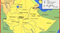 Map of Ethiopia
