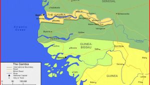 Map-of-Gambia Map of Gambia