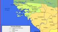 Map of Guinea Bissau