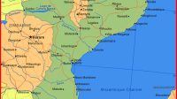 Map of Mozambique