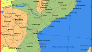 Map-of-Mozambique Map of Mozambique