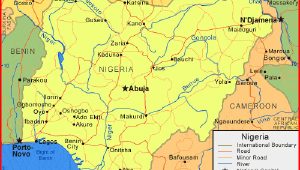 Map-of-Nigeria Map of Nigeria