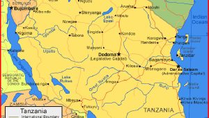 Map-of-Tanzania Map of Tanzania