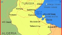 Map of Tunisia