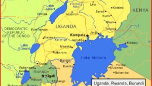 Map-of-Uganda Map of Uganda
