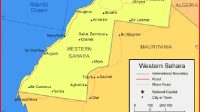Map of Western Sahara