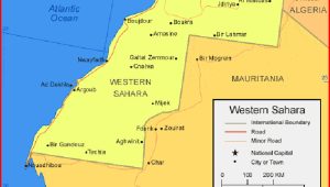 Map-of-Western-Sahara Map of Western Sahara