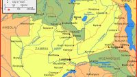 Map of Zambia