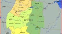 Map of eSwatini 28Swaziland29