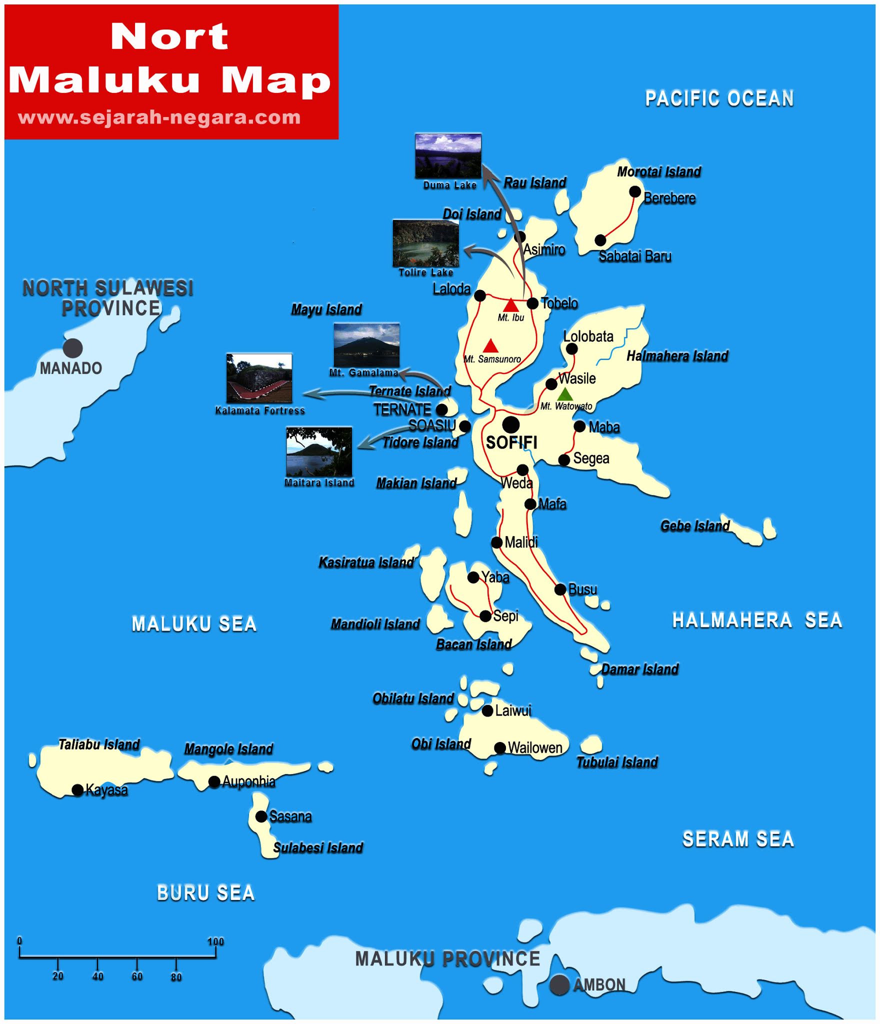 North Maluku Map High Resolution