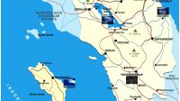 North Sumatra map High Resolution