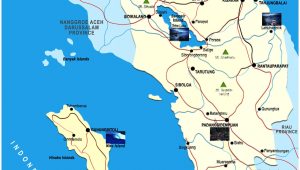 North Sumatra map High Resolution