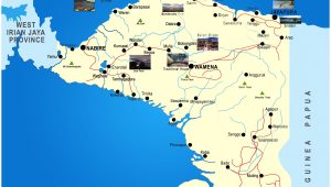 Papua Map High Resolution