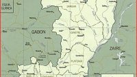 Republic of the Congo political map