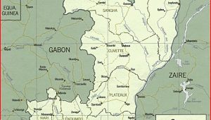 Republic-of-the-Congo-political-map Republic of the Congo political map