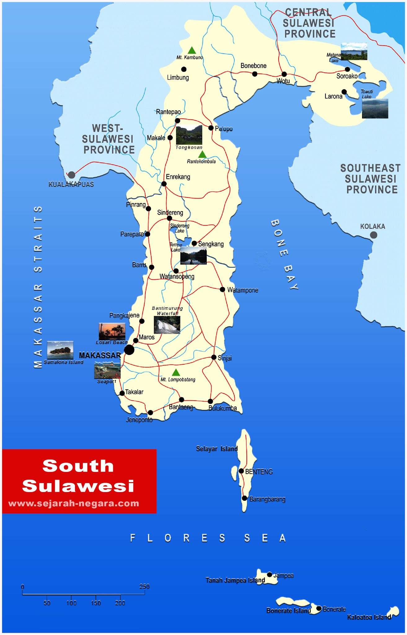 South Sulawesi Map High Resolution image: South Sulawesi Map High Resolution