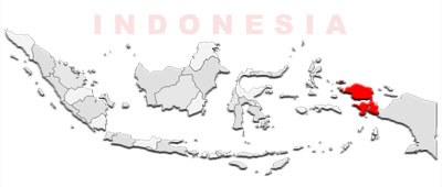 West Papua Map location image: West Papua Map location