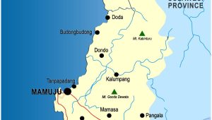 West Sulawesi Map High Resolution