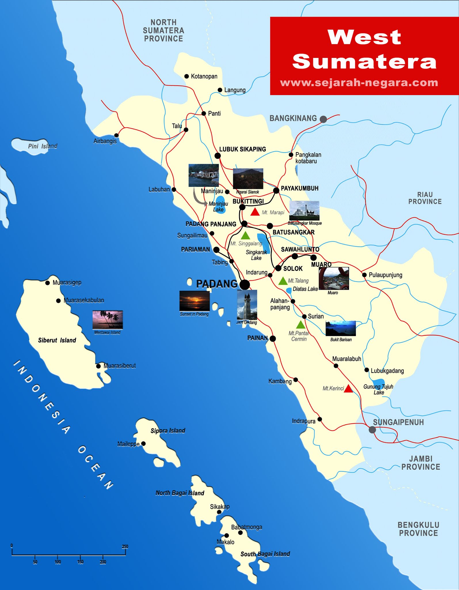 West Sumatera Map High Resolution