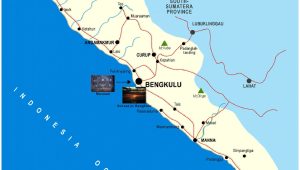 bengkulu map High Resolution