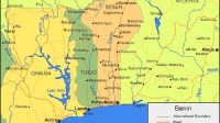 benin map afirca