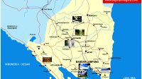 lampung map High Resolution