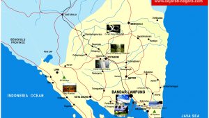 lampung map High Resolution
