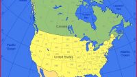 north america map