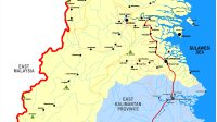 north kalimantan map