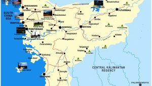 west kalimantan map