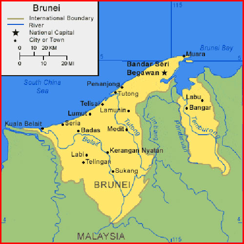 Brunei Map