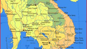 Cambodia Map HD