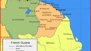 Peta Guyana Prancis