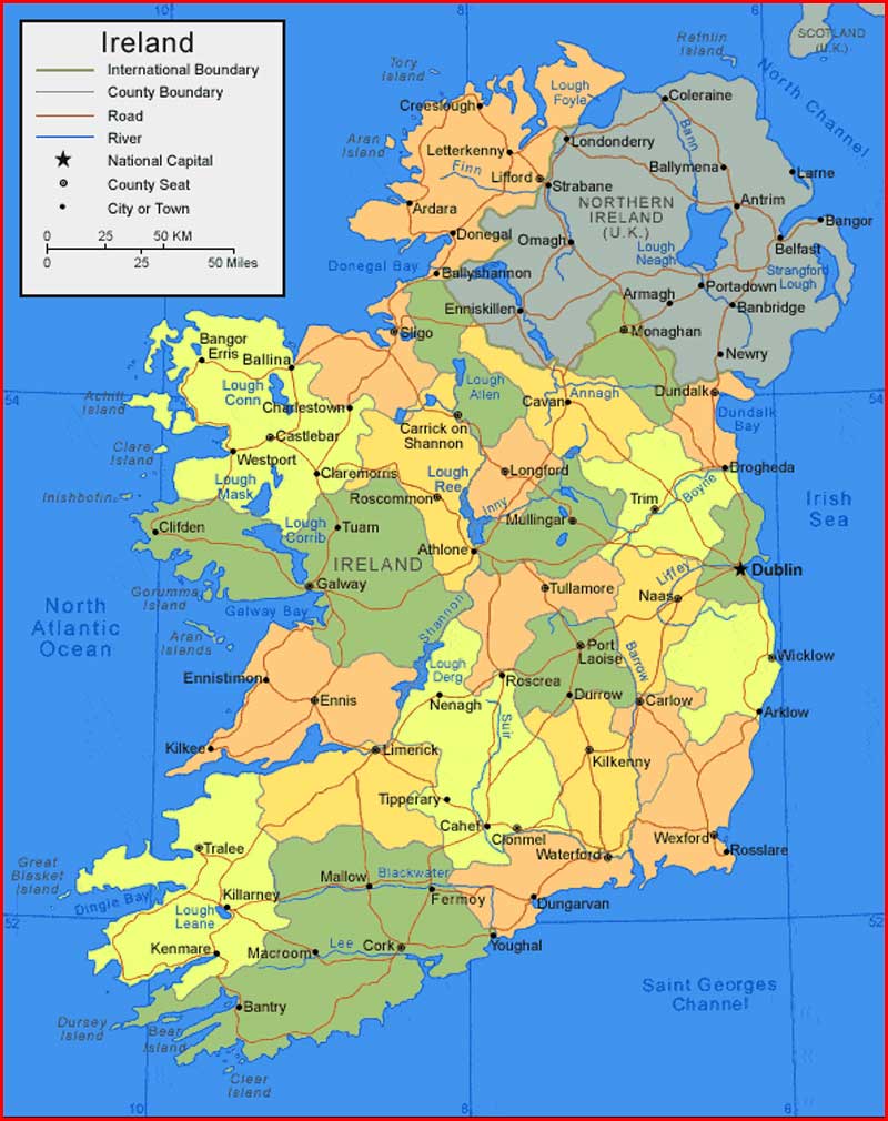 Ireland Map