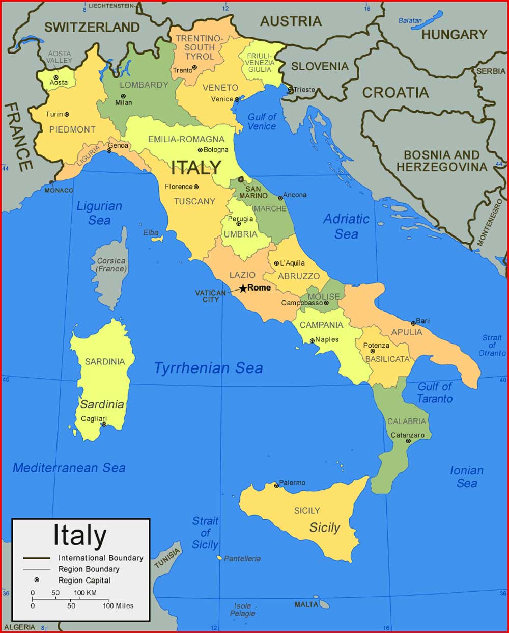 Italy Map