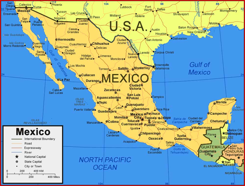 Mexico Map