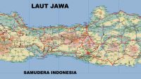 Peta Pulau Jawa Lengkap dengan keterangannya