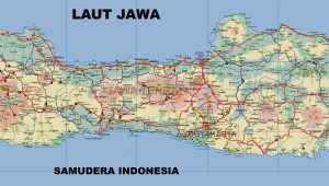 Peta Pulau Jawa Lengkap dengan keterangannya