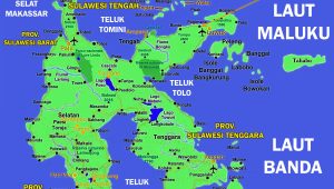 Peta Sulawesi Map