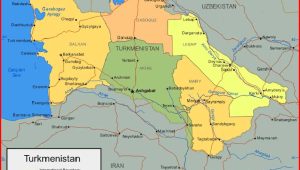 Peta Turkmenistan