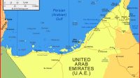 Peta Uni Emirat Arab