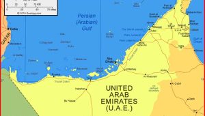 Peta Uni Emirat Arab