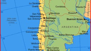 Peta chile