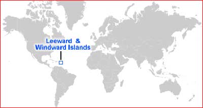 Leeward Islands Map Location image: Leeward Islands Map Location