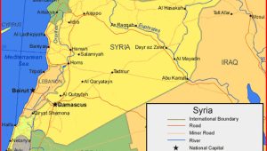 Syria Map HD