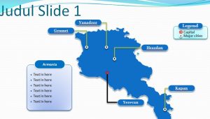 Slide 1 Template PPT Peta Armenia