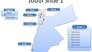 Slide 1 Template PPT Peta Yordania