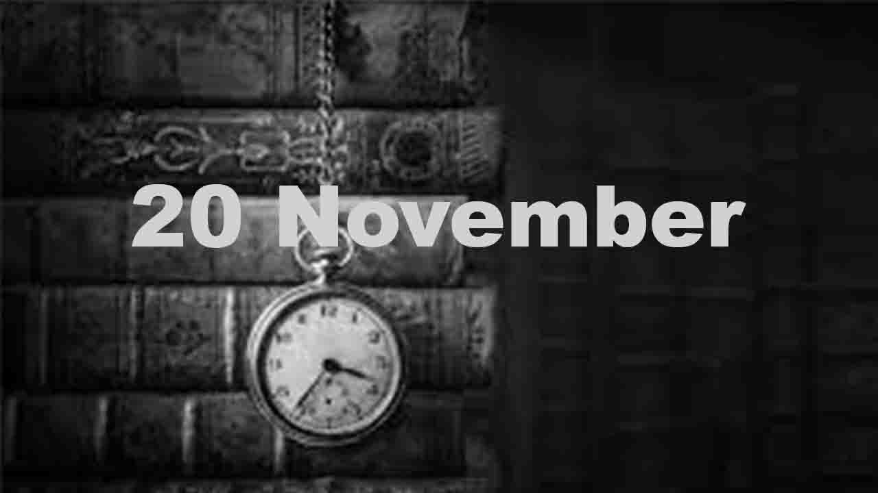 20 November, Peristiwa Sejarah apa yang terjadi Hari ini?
